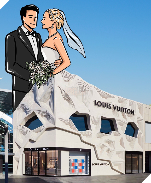 những công trình kiến trúc trở nên sinh động hơn qua các tác phẩm hội họa