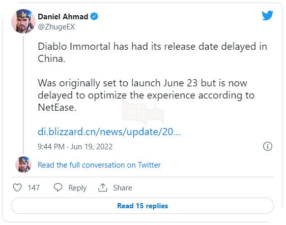 Chưa hết, đóng tài khoản Weibo Diablo Immortal, Trung Quốc đóng cửa game 2