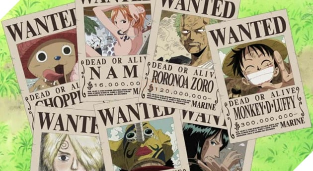 tiền truy nã luffy