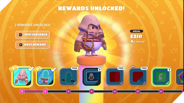 Game thủ Fall Guys phát hiện có gì đó sai sai với tiến trình Battle Pass trong game 2