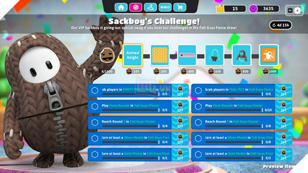 Game thủ Fall Guys phát hiện có gì đó sai sai với tiến trình Battle Pass trong game 5