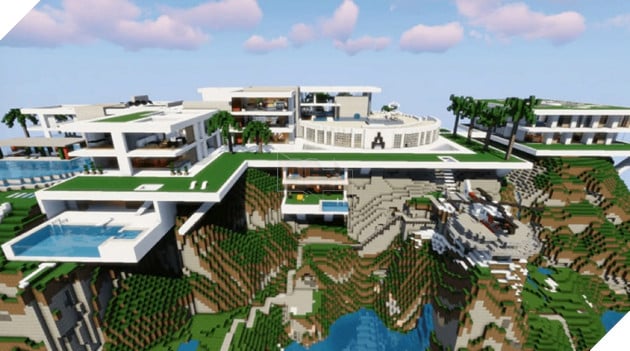 Minecraft: 10 công trình kiến trúc đẹp nhất thế giới khối vuông