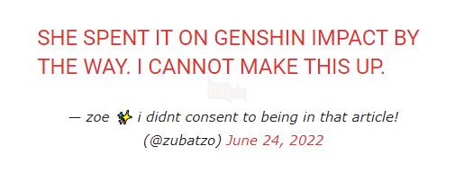 Thành viên thuộc nhóm làm truyện tranh Persona 5 biển thù gần 500 triệu VND để nạp Genshin Impact 3