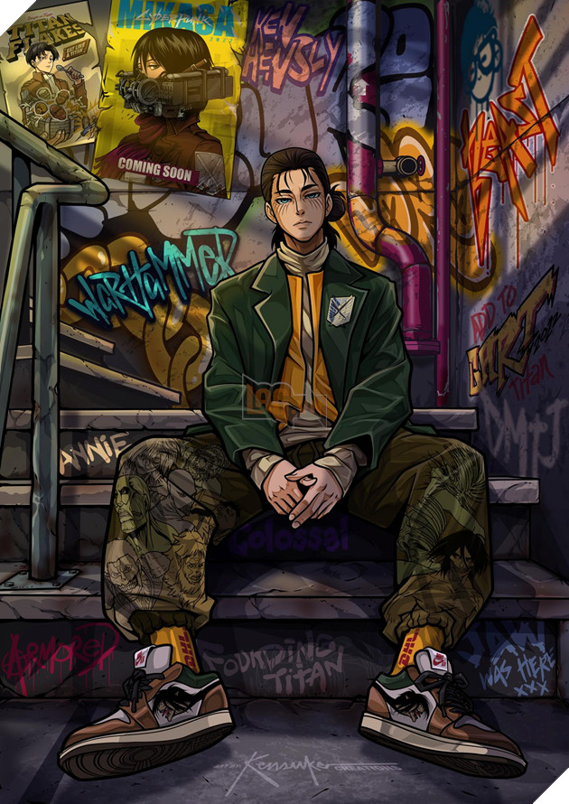 fanart anime eren