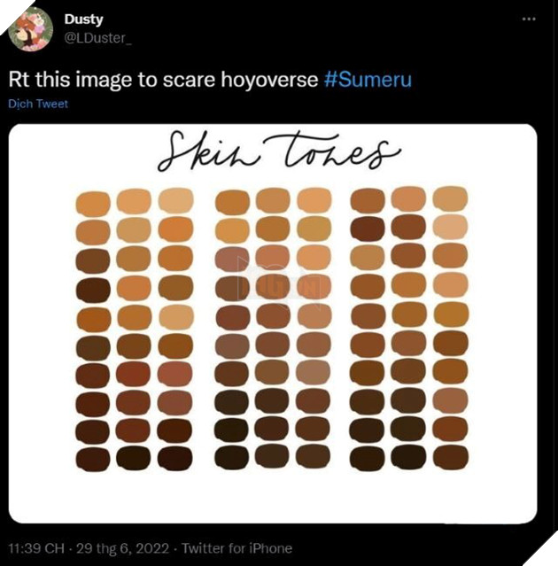 Genshin Impact: Cộng đồng bất bình khi Hoyoverse đang tạo ra những nhân vật Sumeru với làn da quá trắng 5