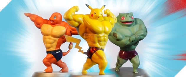 Pikachu cơ bắp Pokemon