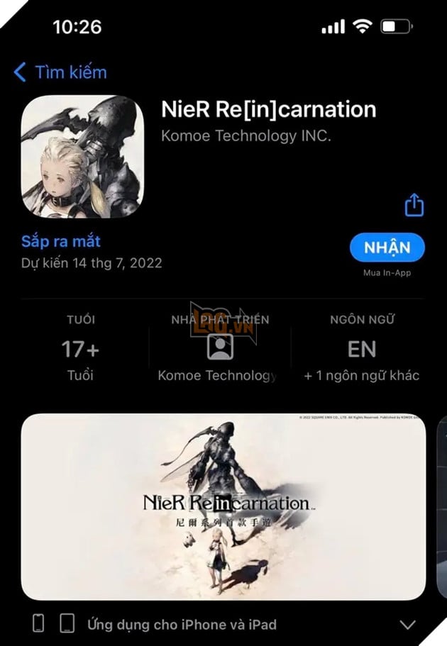 NieR Reincarnation chính thức ấn định ngày ra mắt,