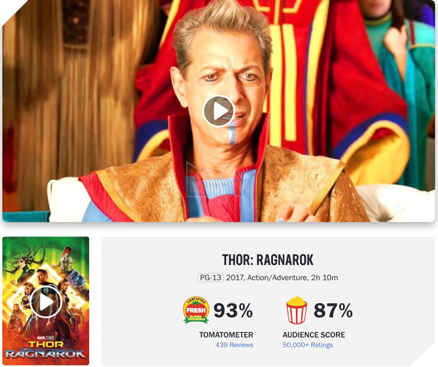 thor love and thunder rotten tomatoes