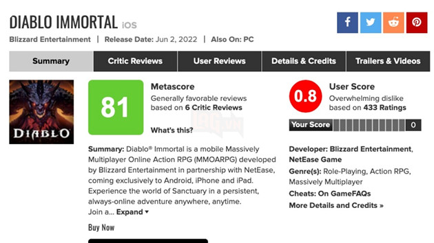 Dù bị cộng đồng chê tơi tả, Diablo Immortal vẫn ấm no với doanh thu gần 1 triệu USD mỗi ngày 3