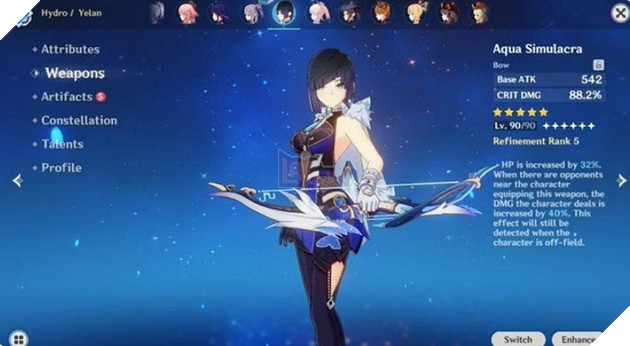 Genshin Impact: Game thủ tính toán lại Tỉ số 1:2 Chí mạng thực tế không thật sự cần thiết đến thế 5