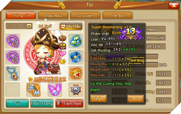 Gunny Origin Những chủ nhân đầu tiên sở hữu Boomerang 2