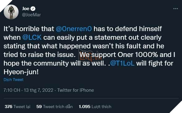 LMHT: Oner bị cộng đồng chỉ trích chỉ vì sự lơ là của trọng tài tại LCK Mùa Hè 2022