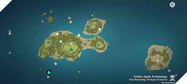 Genshin Impact: Cách lấy skin Fischl và vị trí tất cả Ốc Biển Ảo Cảnh trong sự kiện Đảo Táo Vàng 3