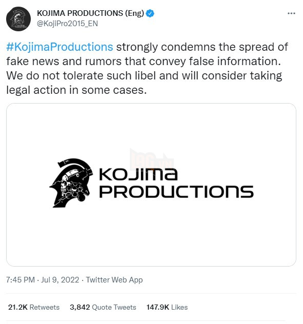 Hideo Kojima quyết tâm khởi kiện những ai nhầm anh là hung thủ ám sát Thủ Cựu Tướng Shinzo Abe !