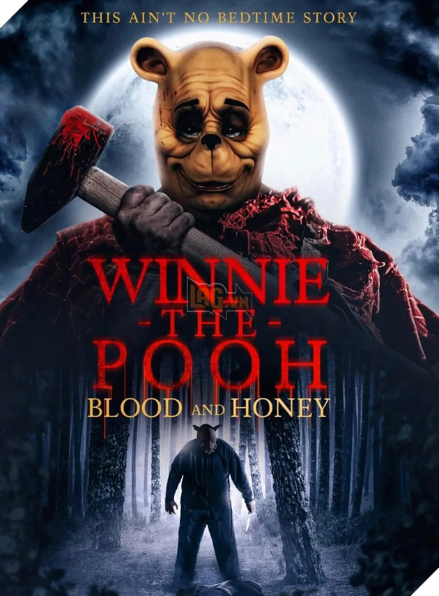 Sự kết hợp giữa Winnie the Pooh, Blood and Honey, và phim kinh dị sẽ mang lại cho bạn một trải nghiệm đáng sợ và ly kỳ. Bức ảnh này là một lời nhắc nhở về những gì sẽ đến nếu bạn dám khám phá giới hạn của tâm trí.