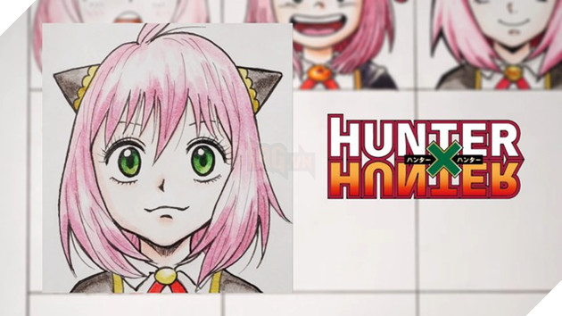 các nhân vật Spy X Family được vẽ theo phong cách của các bộ Anime khác