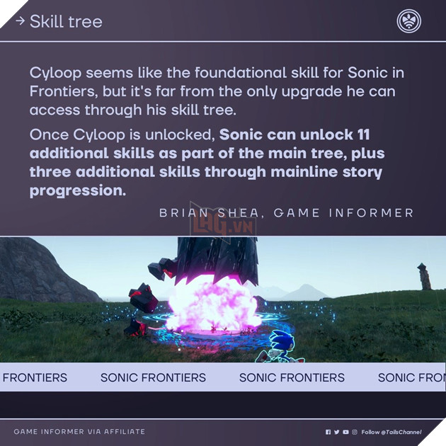 Nhà phát triển Sonic Frontiers tiết lộ chi tiết về cơ chế chiến đấu và cây kỹ năng 2