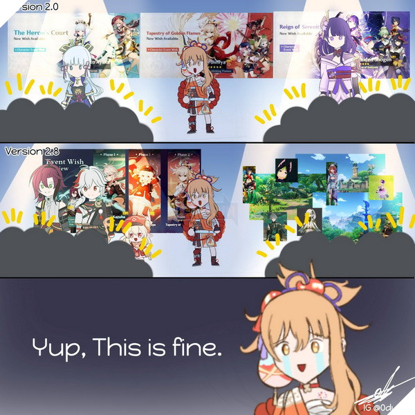 Genshin Impact: Leaker hé lộ Banner vũ khí của Yoimiya - Dự kiến là banner doanh thu thấp kỉ lục mới 4