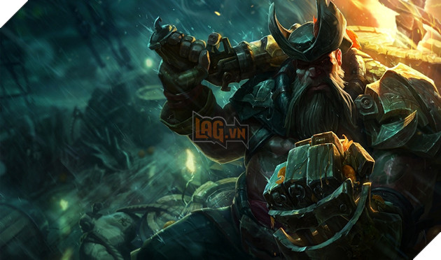 Gankplank bị chỉnh sửa trên máy chủ PBE LMHT, đầu trận nát hơn nhưng cuối trận imba hơn