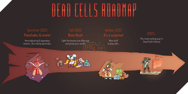 Dead Cells tiếp tục hé lộ bản đồ lộ trình năm 2022, hứa hẹn chơi lớn vào năm sau 2