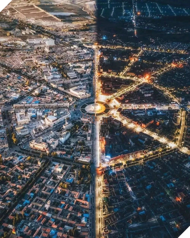 Tekesi - Thành phố thiết kế bố cục hình Bát Quái độc lạ tại Trung Quốc