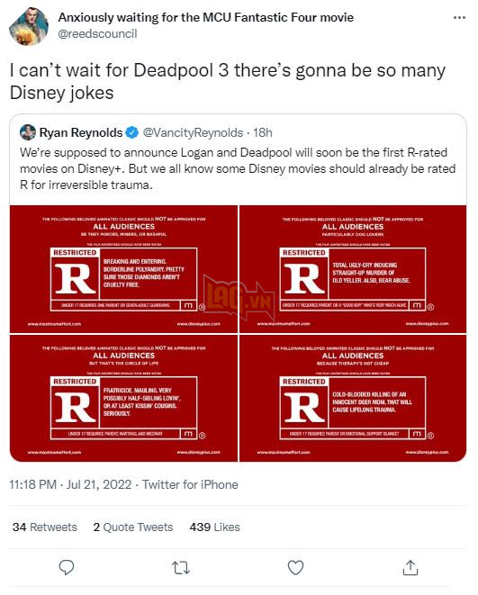 Hai phần Deadpool đầu chiếu trên Disney, Fan háo hức chờ thêm tin tức Deadpool 3 9