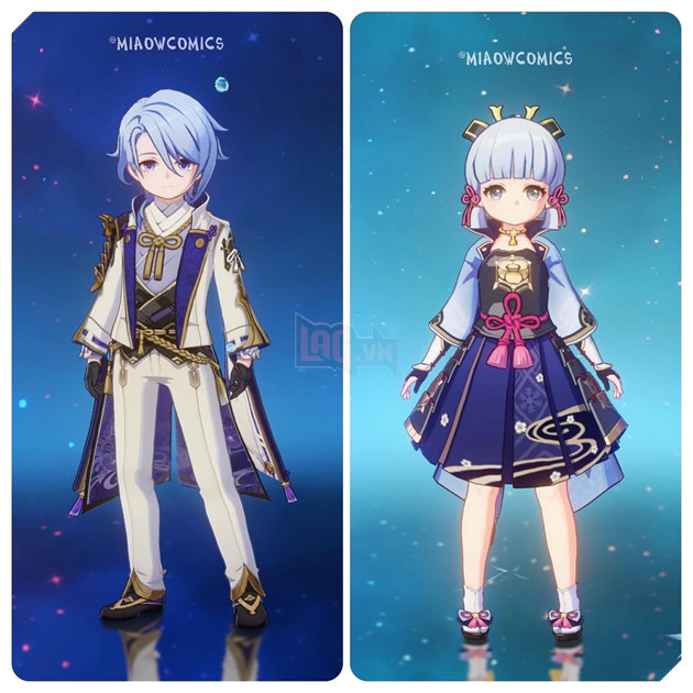 Nhân vật Genshin Impact ngày bé 2