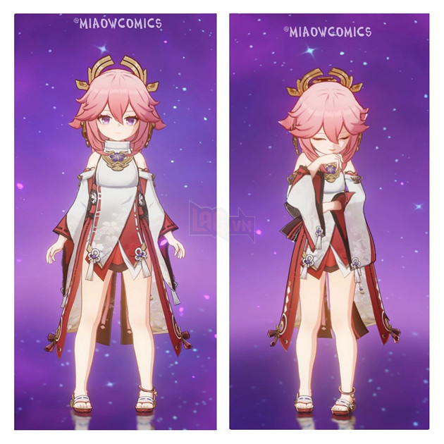 Nhân vật Genshin Impact ngày bé 3