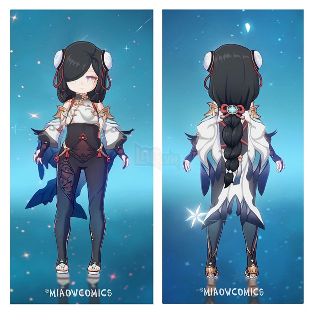 Nhân vật Genshin Impact ngày bé 6