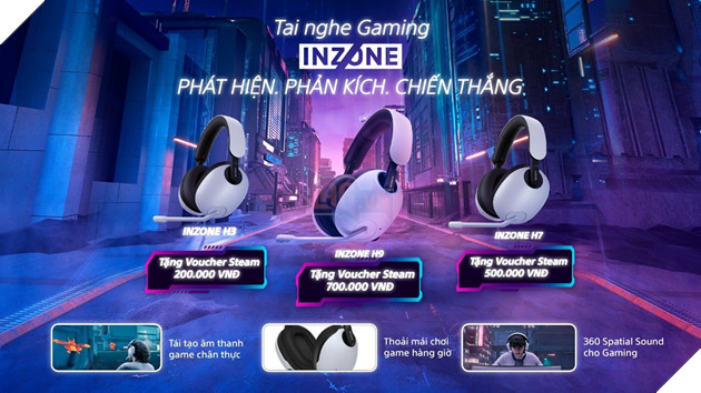 Sony ra mắt thương hiệu tai nghe chơi game INZONE , khai phá tối đa tiềm năng của game thủ với tai nghe gaming cao cấp 8