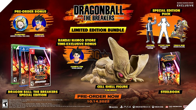 Dragon Ball: The Breakers đang tung trailer hé lộ kẻ thù truyền kiếp trong vũ trụ 3 của Dragon Ball