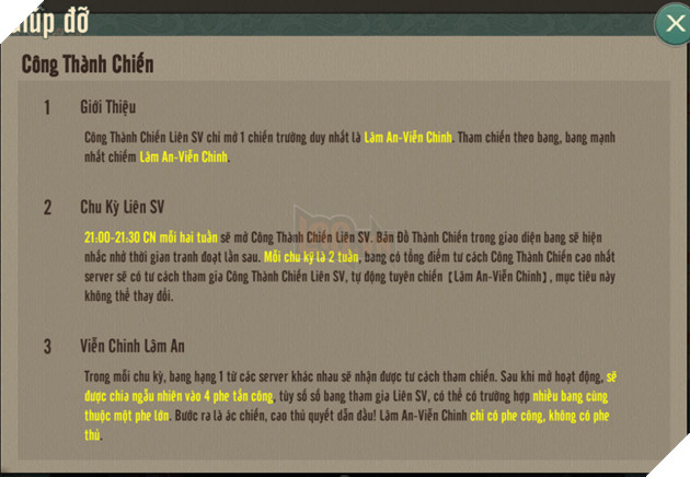 Võ Lâm Truyền Kỳ 1 Mobile: Mở Công Thành Chiến liên server cùng loạt sự kiện trong tháng 7 4