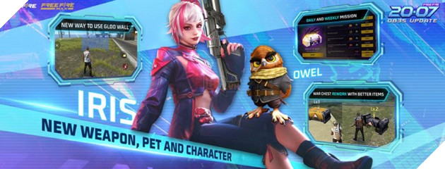 Free Fire OB35: Hướng dẫn sử dụng nhân vật Iris từ khả năng, vũ khí, combo kỹ năng,...