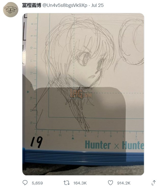 Tác giả Hunter X Hunter cập nhật trang truyện vẽ full nhân vật Kurapika báo hiệu sắp ra mắt chap 391