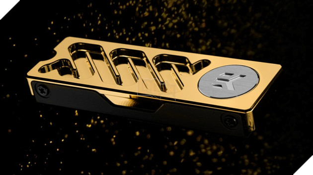 Xuất hiện dàn tản nhiệt nước custom EK mạ vàng cực đẹp