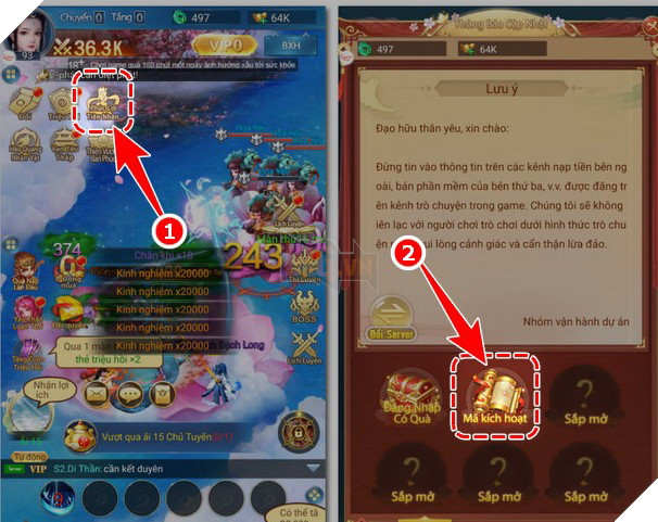 Hướng dẫn cách nhập và tổng hợp Giftcode Thượng Cổ Truyền Kỳ Thần Ma mới nhất năm 2022 2