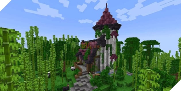 Minecraft: 10 biệt phủ trong rừng mà bạn có thể làm theo