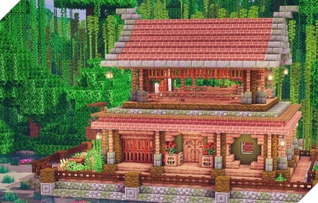 Minecraft: 10 biệt phủ trong rừng mà bạn có thể làm theo