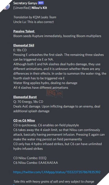Genshin Impact: Leaker hé lộ đầy đủ bộ kĩ năng của Cyno và Nilou - Siêu sát thương Lôi và hỗ trợ Thủy mới 4