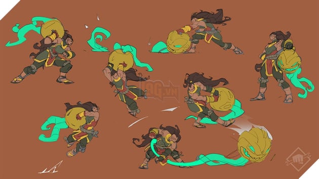 Riot hé lộ Concept Art một nữ đấu sĩ cục súc của LMHT sẽ góp mặt trong Project L