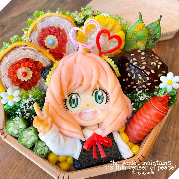 Cộng đồng thán phục trước những hộp cơm Nhật Bản có gương mặt cô bé Anya cực nghệ