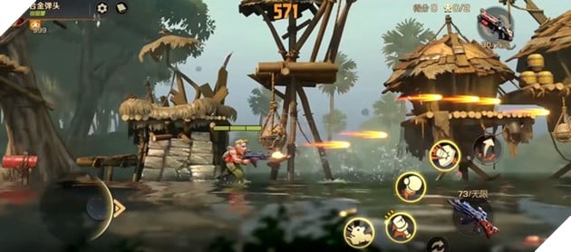 Đồ họa 3D bóng bẩy của Metal Slug Code J