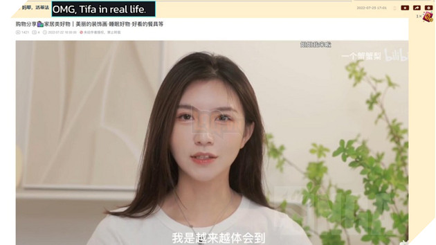 nữ streamer giống  tifa