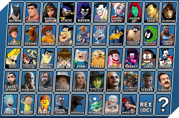 MultiVersus hé lộ hình ảnh toàn bộ các nhân vật đã được xác nhận và rò rỉ 2