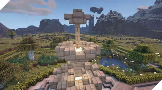 Hướng dẫn cách xây đài phun nước trong Minecraft 1.19