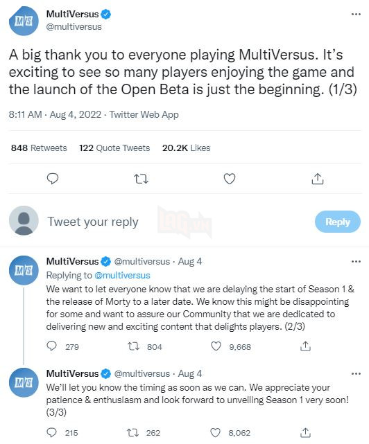 Người hâm mộ MultiVersus sẽ phải chờ Morty lâu hơn một chút 2