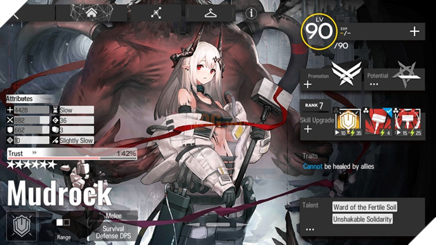 Hình ảnh Mudrock trong Arknights