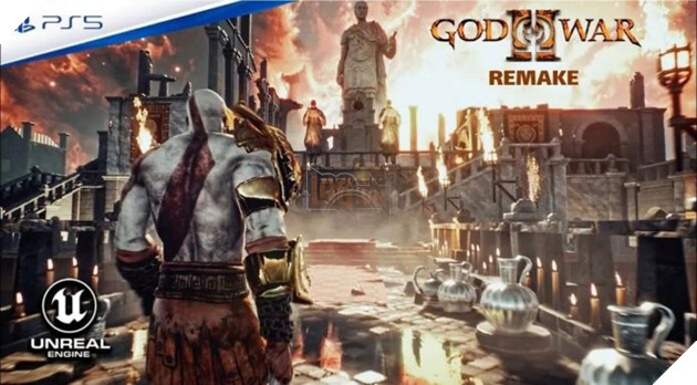 Chứng kiến trailer God of War được dựng lại trên công nghệ Unreal Engine 5 bởi chính tay game thủ