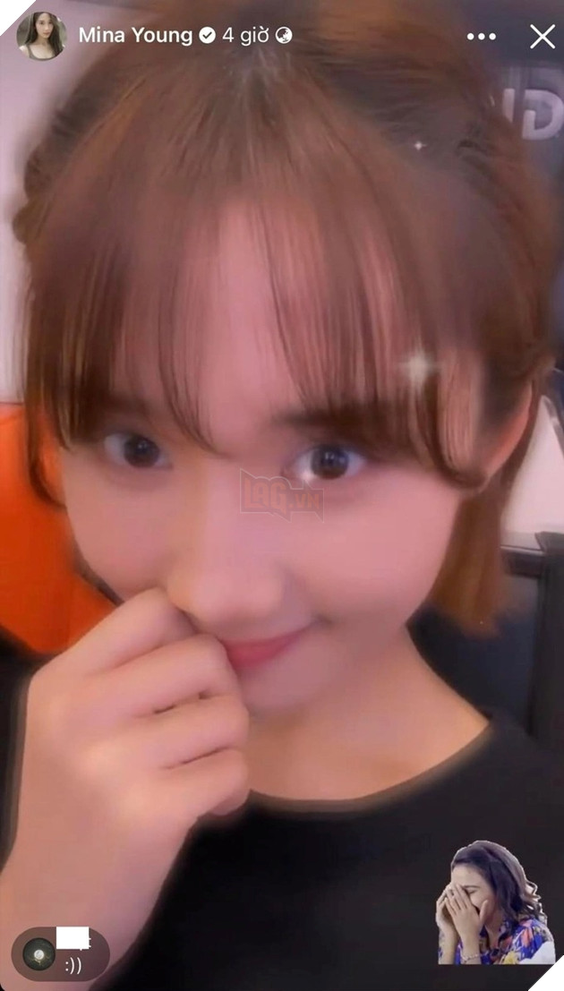 Mina Young bất ngờ xuất hiện với tóc mới