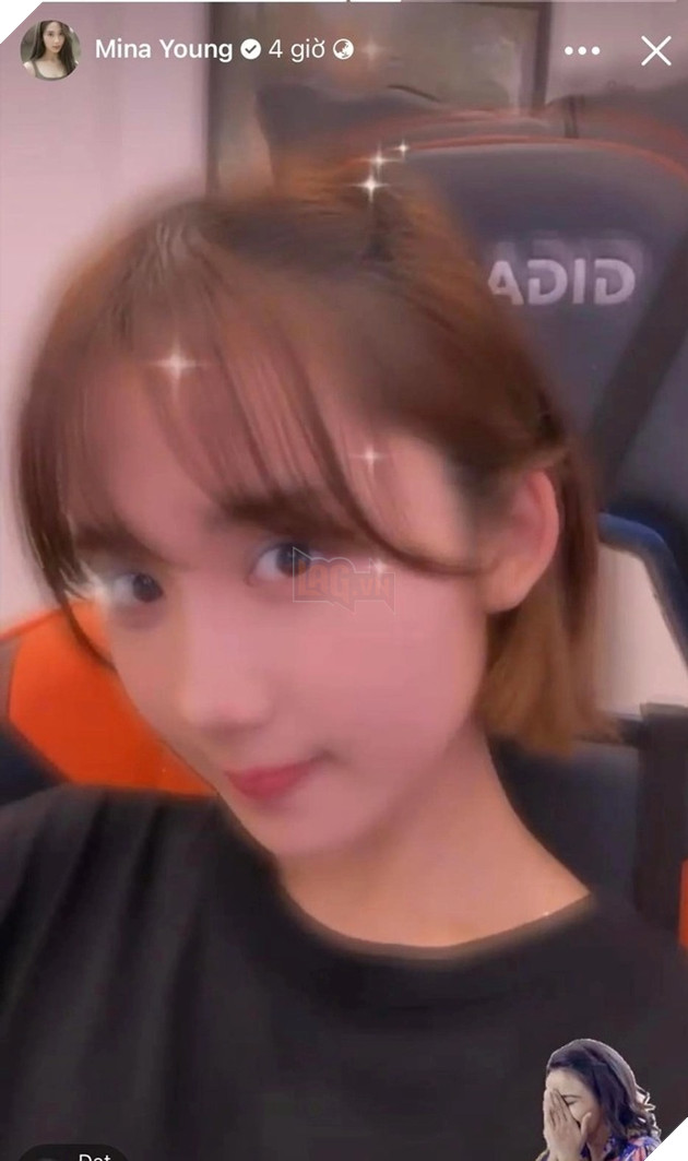 Mina Young bất ngờ xuất hiện với tóc mới